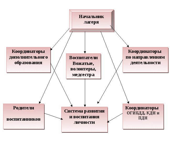 Структура и виды планов вожатого дол