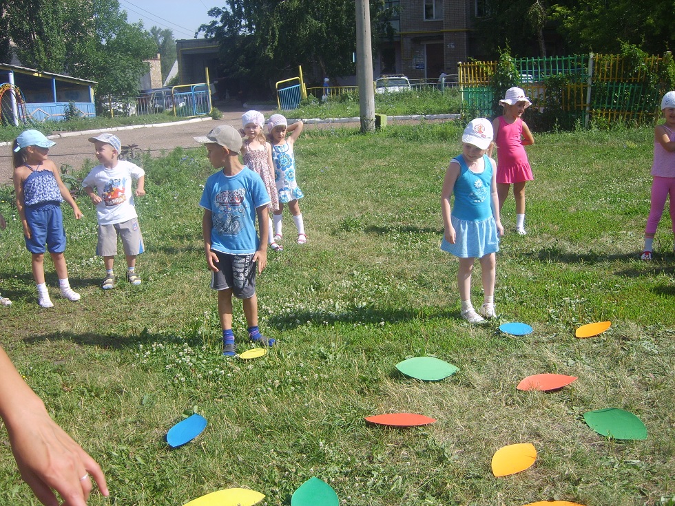 Лето на улице в детском саду